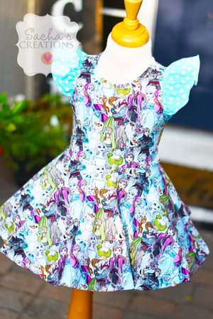 Image of Frozen Flutter Twirl Dress 