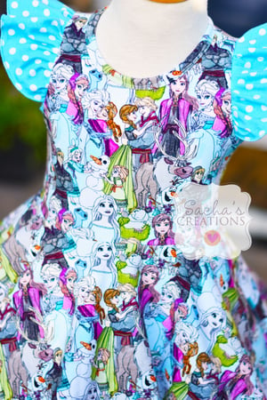 Image of Frozen Flutter Twirl Dress 