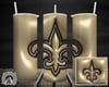 3D New Orleans Saints 20oz Tumbler Wrap (Digital)