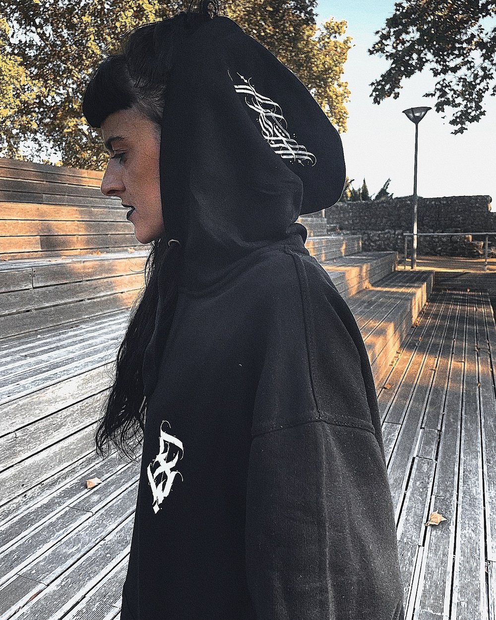 Calligraffiti Black Hoodie