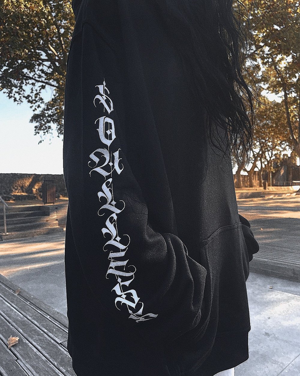 Calligraffiti Black Hoodie