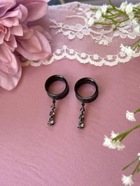 Image 3 of Dainty Diamond Drops (BLACK)