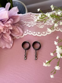Image 4 of Dainty Diamond Drops (BLACK)