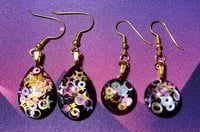 Image 2 of Galactic Blast Arcade Carpet Earrings