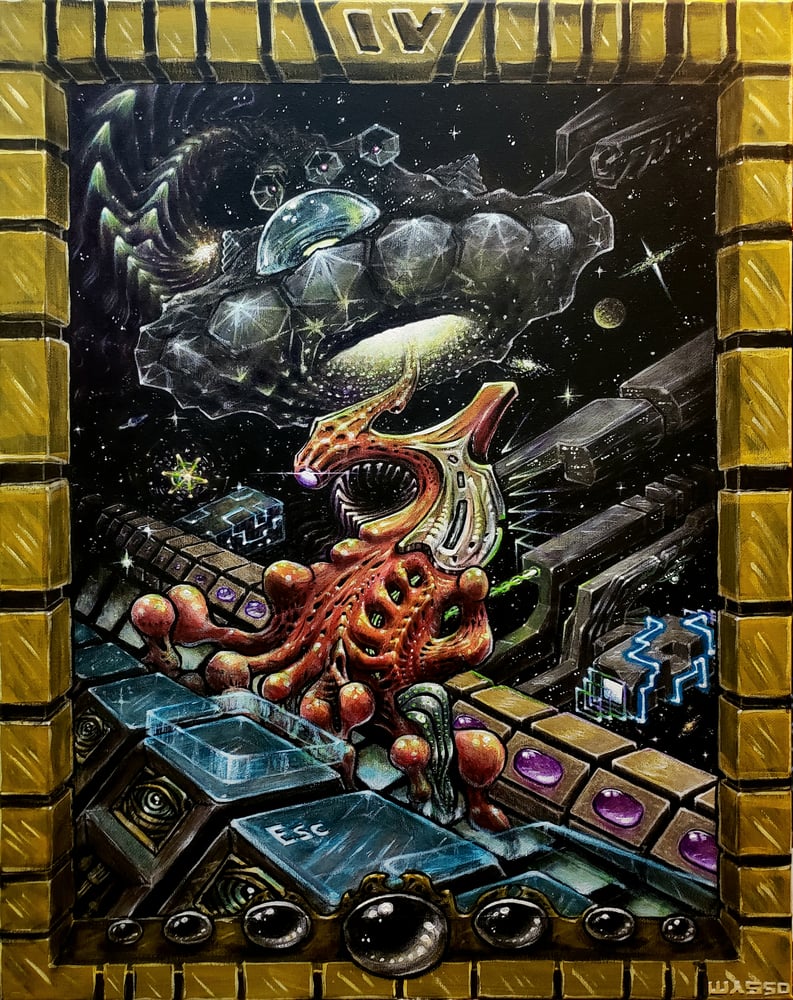 Image of "Symbiospace" Original Painting