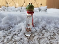 Image 2 of Holiday Snow Shaker Necklace