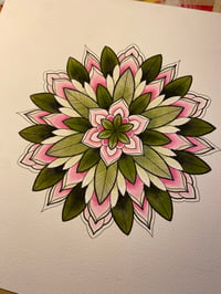 Image 2 of Botanical Mandala Original Artwork