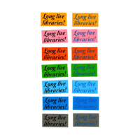 Image 2 of Long live libraries! sticker
