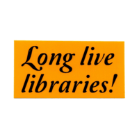 Image 1 of Long live libraries! sticker