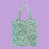 TOTE BAG - WHITE&GREEN 