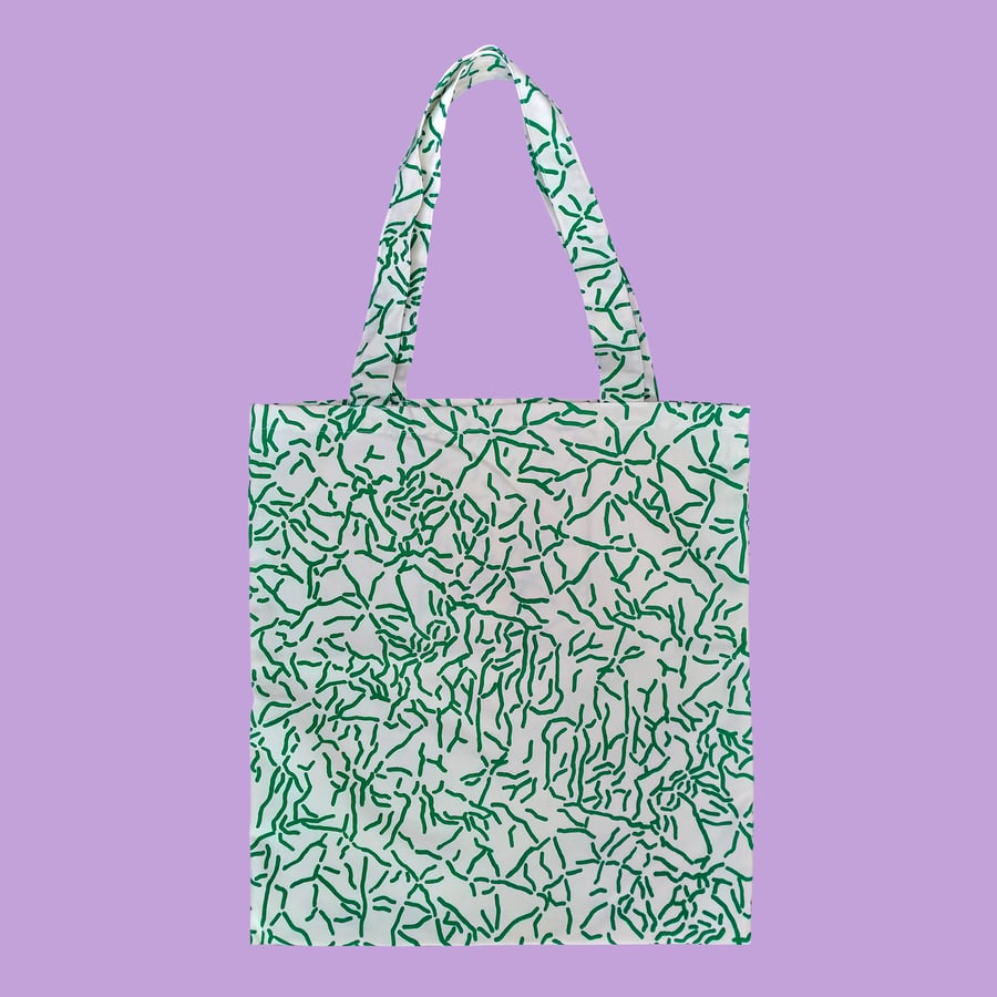 Image of TOTE BAG - BLACK / WHITE&GREEN / GREEN&BLACK