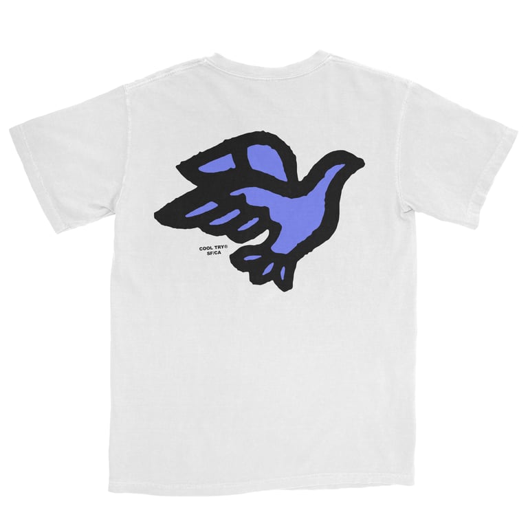 PEACE Printed Garment-Dyed Shirt Image 4