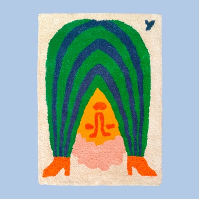 Image of SMALL RUG - CIRCUS LADY