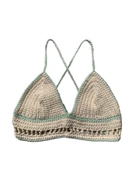 Image 1 of TOP CROCHET - Crème pistache