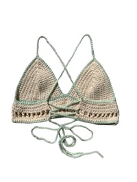 Image 2 of TOP CROCHET - Crème pistache