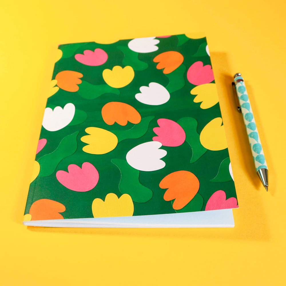 Tulip Pattern A5 Notebook