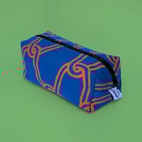 Image 4 of POUCH - ELEPHANT YELLOW/GREEN/PINK - NAWA BLUE