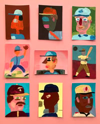 Image 2 of homemade baseball cards #16