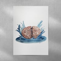 'Dropped My Brain in a Puddle' Illustration