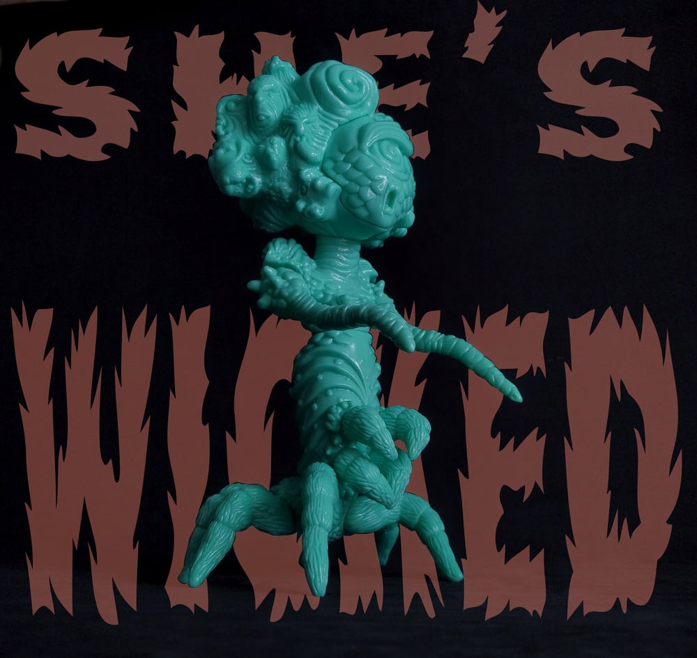 Image of SHE'S WICKED BLUE SOFT VINYL BLANK TOY 
