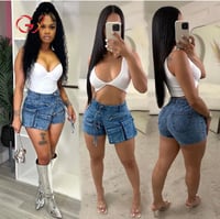 POCKET WATCH DENIM SKORT 