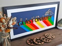 Glastonbury  Festival Framed Artwork