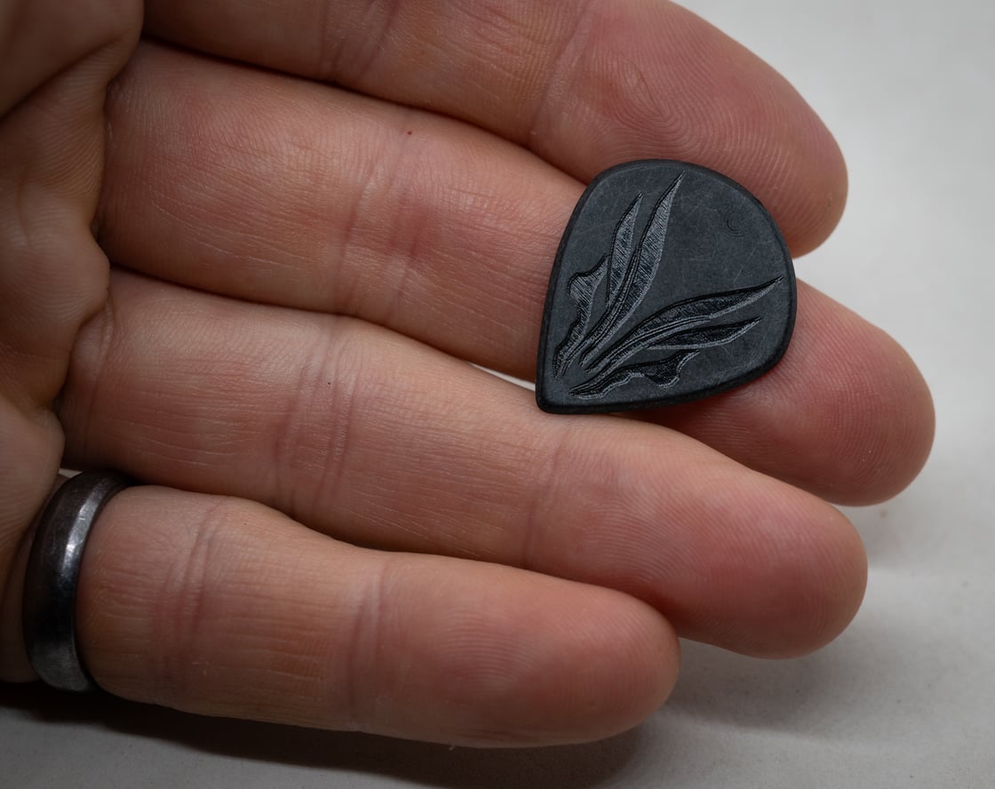 Image of 🎸 20 Black Delrin® JazzIII Style Picks 🎶