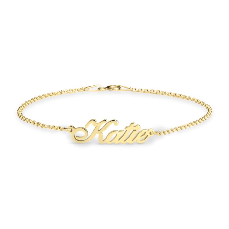 Image of Gold Name Bracelet