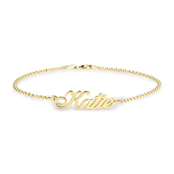 Image of Gold Name Bracelet