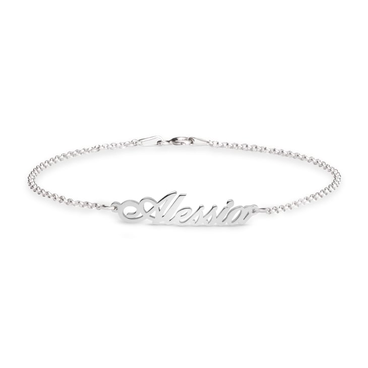 Image of Silver Name Bracelet