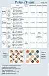 Prime Time quilt pattern - PDF version