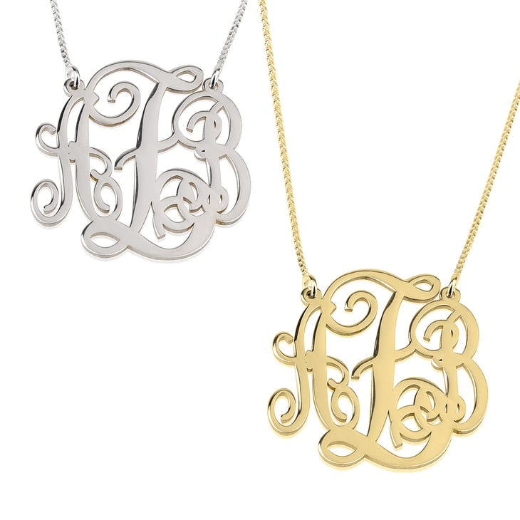 Image of Gold Monogram Necklace