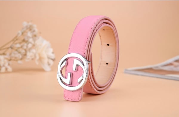 Image of Girls pink GG belt