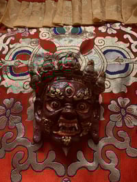 mahakala mask (brown)