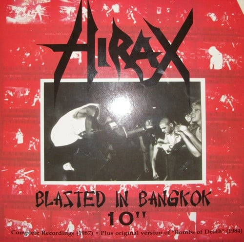 Image of Hirax - "Blasted In Bangkok" 10"