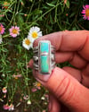 WL&A Handmade Rustic Natural Royston Two Face Inlay Ingot Ring - Size 8