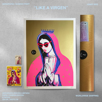 Image of "LIKE A VIRGEN" SCREEN PRINT / SERIGRAFÍA 