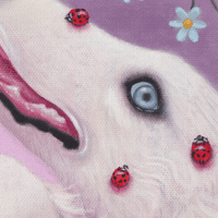 Image 2 of “Coping” original painting on 8x10 inch canvas (ON SALE: Was $420)
