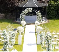 Wedding aisle design