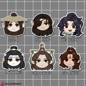 Image of MXTX Chibi Stickers