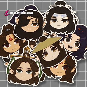 Image of MXTX Chibi Stickers