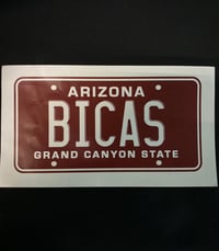 BICAS "License Plate Sticker"