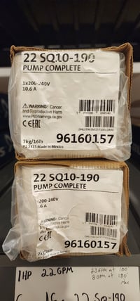 Image 4 of Grundfos 3" SQ-190 / 1Hp 22GPM Irrigation Pump