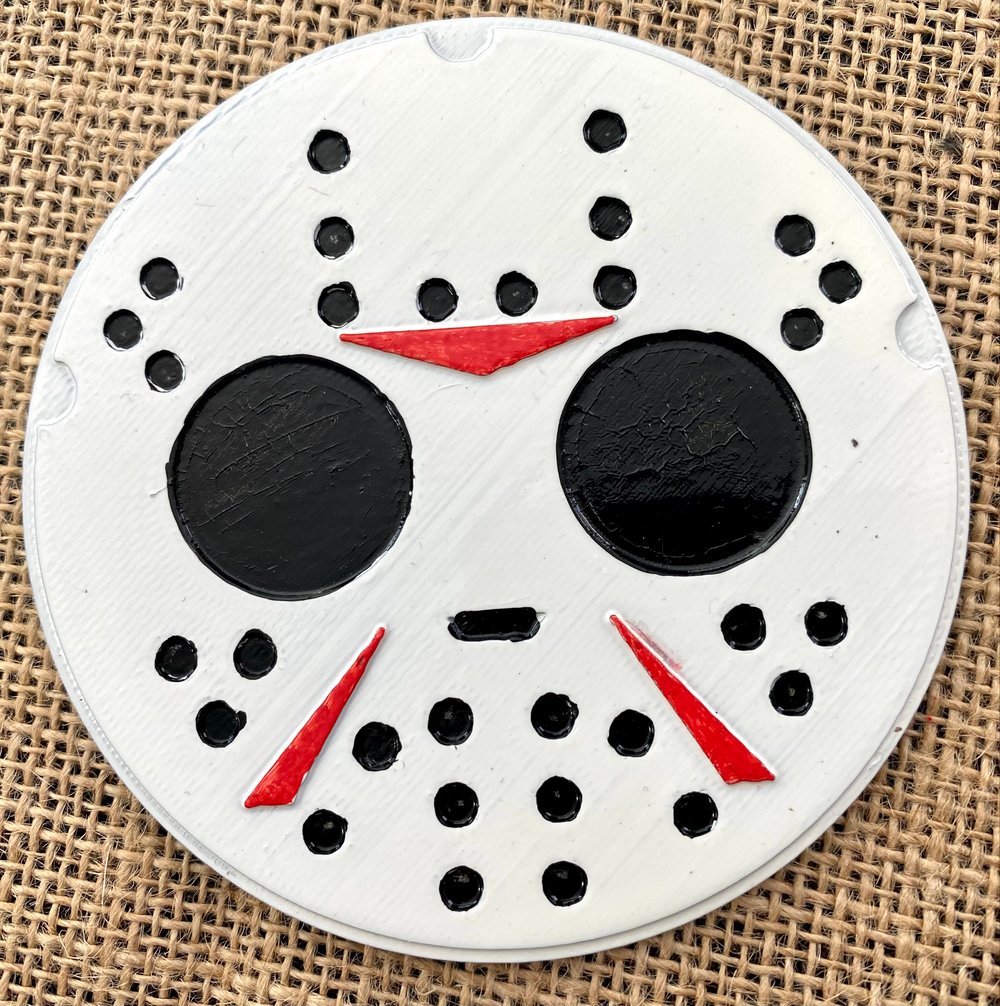 Image of Jason Hockey Mask Coasters (Set of 4)