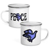 PEACE Enamel Mug