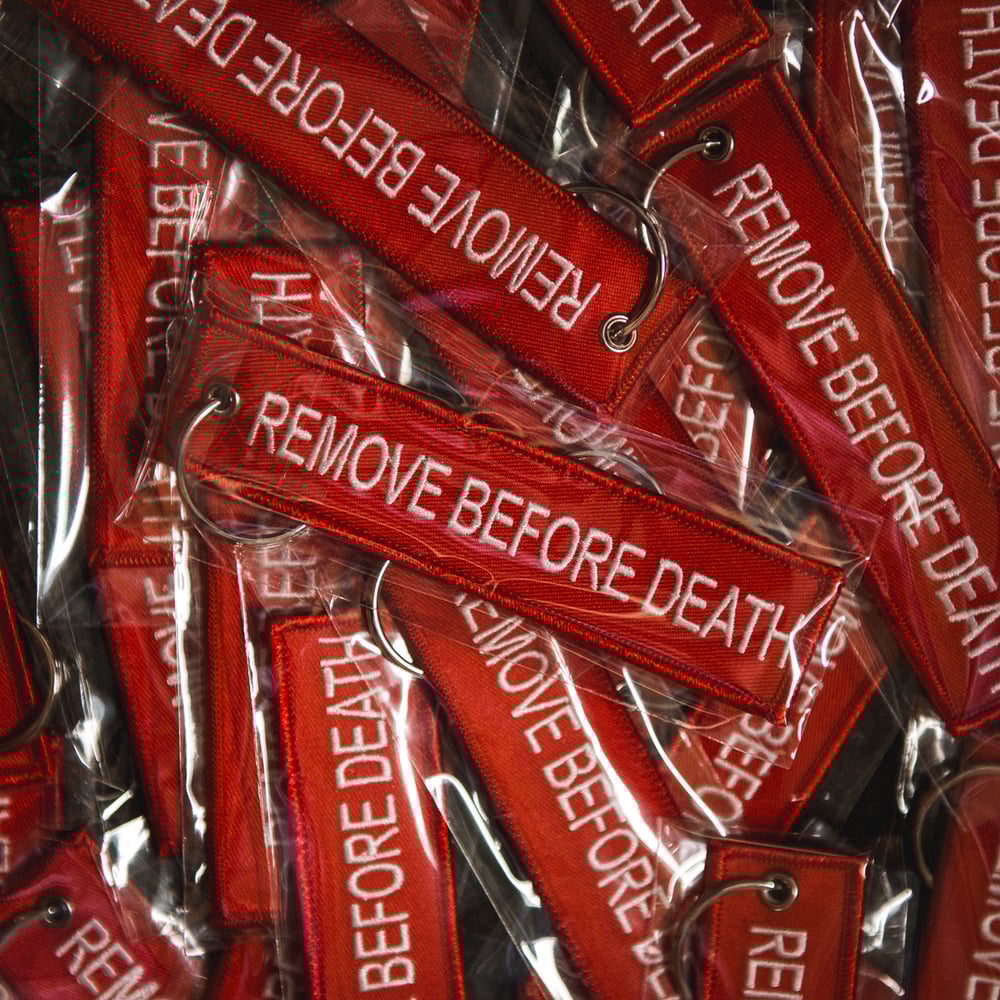 Image of Remove Before Death Jet Tag