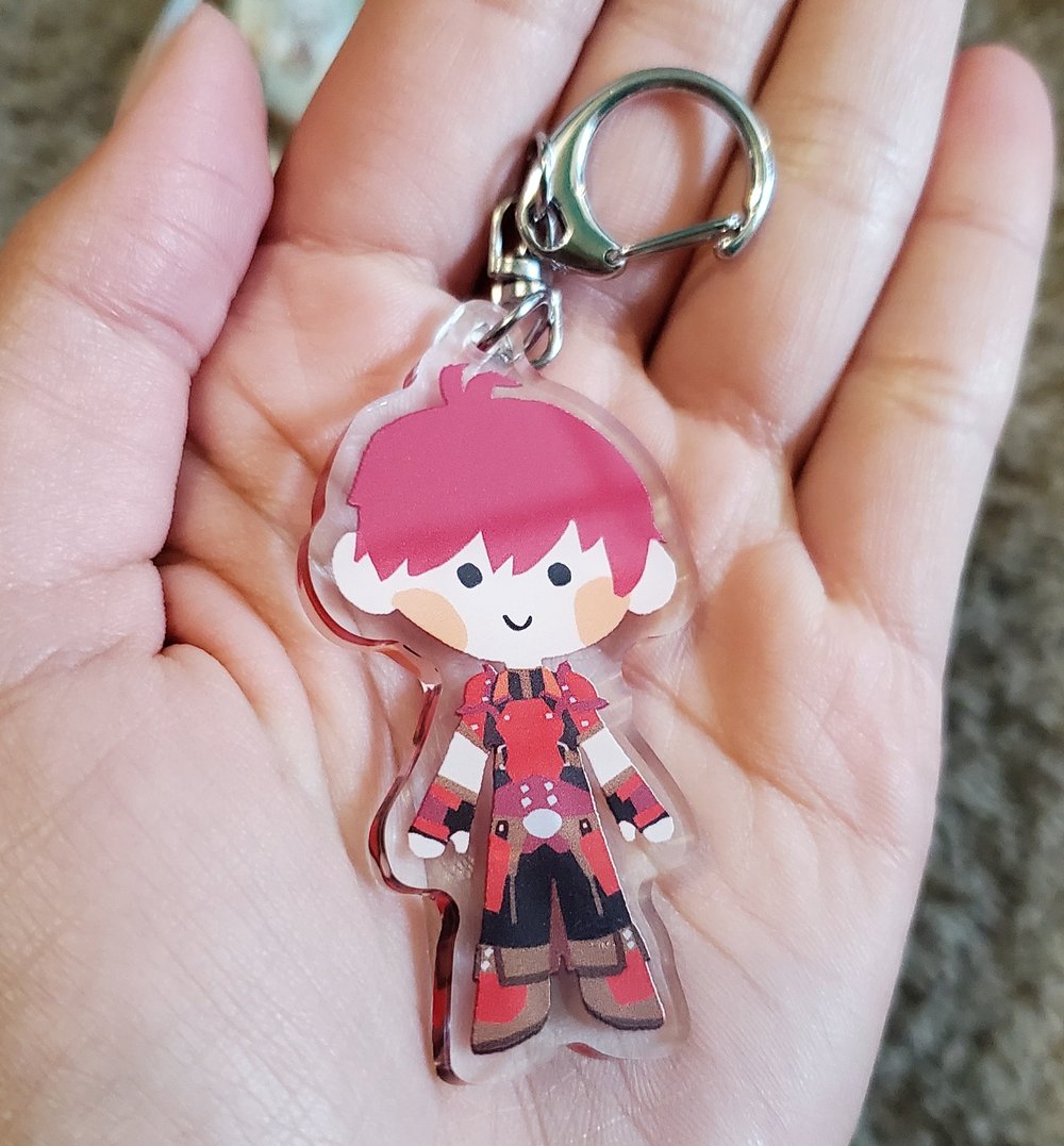 Image of Lukas Fire Emblem 2.25" Charm PREORDER