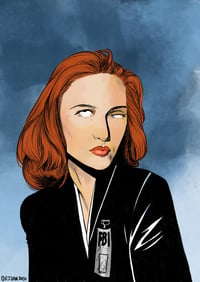 Image 2 of Dana Scully -  10.5"x7.7" Print