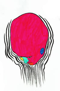 Image 2 of HEAD - Small 3"x3" Vinyl Stickers