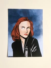 Image 1 of Dana Scully -  10.5"x7.7" Print